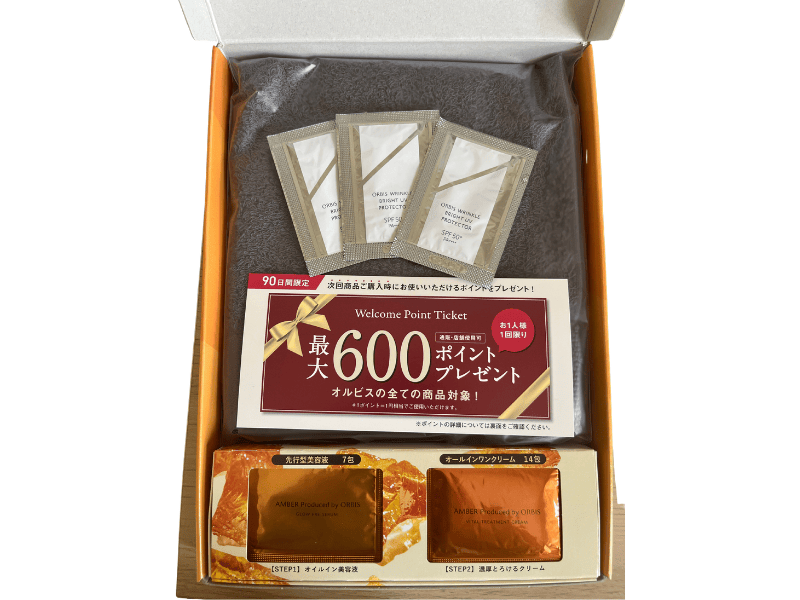 オルビスアンバートライアルセット 箱の中身全貌